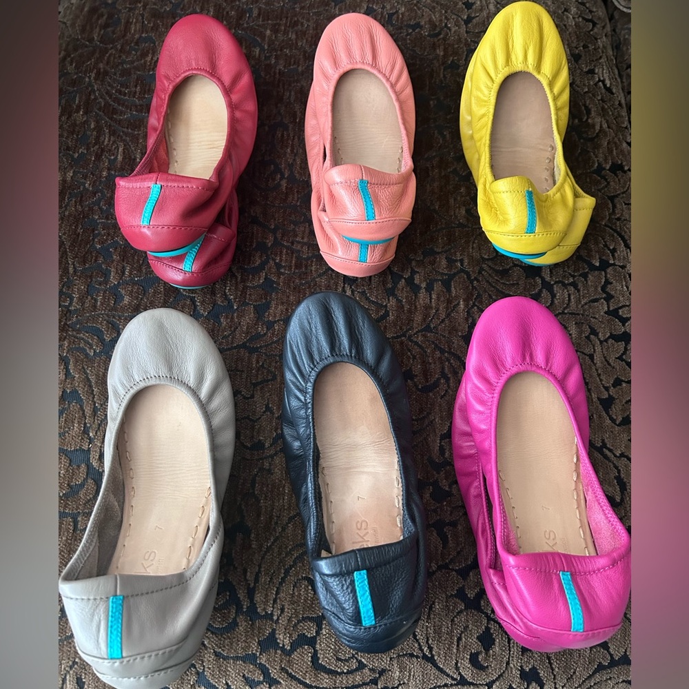 Tieks by Gavrieli Lot of 6 - Size 8. Excellent condition.
